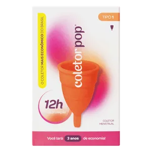 Coletor Menstrual Coletor Pop Tipo 1 1 Unidade