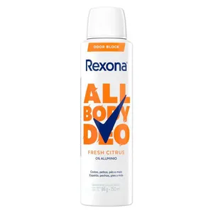 Desodorante Aerossol Rexona All Body Deo Fresh Citrus 150ml Spray