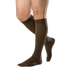Meia 3/4 alta compressão 20-30 masculina marrom G - Attiva