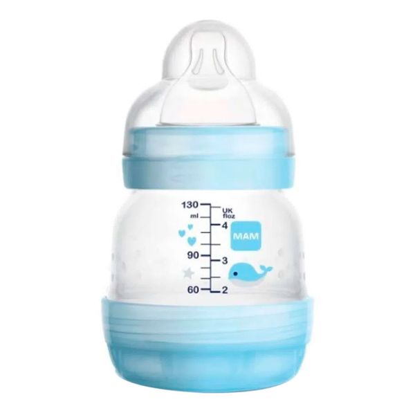 Mamadeira Mam Easy Start Azul 130ml 1 Unidade