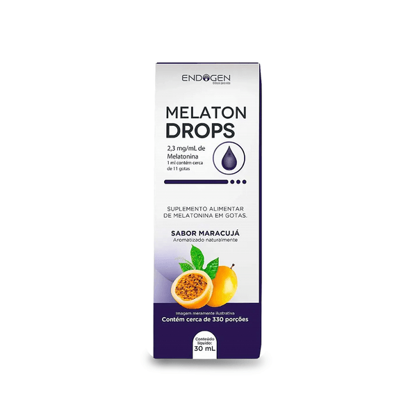 Melaton Drops Endogen Melatonina Maracujá 30ml