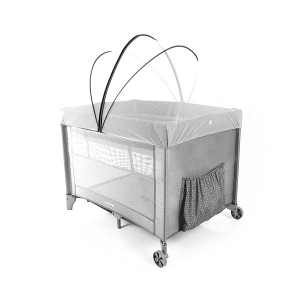 Berço Portátil Sleep até 15Kgs Voyage- Cinza