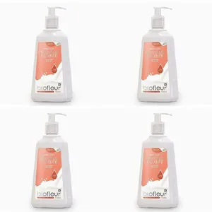 Kit c/4 Sabonetes Líquido Biofleur Proteina Do Leite 500ml cada