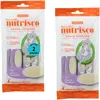 SNACK CREMOSO NUTRISCO GATOS 14G ATUM E BACALHAU COM 4 UN - KIT COM 2