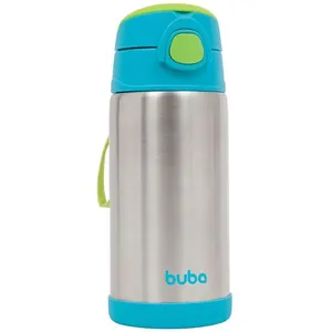 Garrafa Térmica Parede Dupla Azul 400ml - Buba