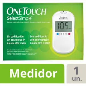 Kit Medidor de Glicose OneTouch Select Simple