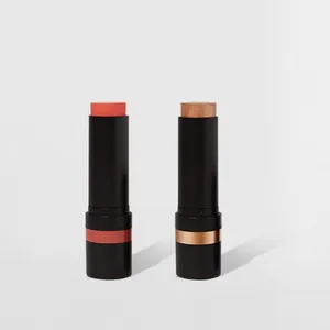 Kit Blush em Bastao Coral Iluminador em Bastao Bronze Oceane Edition
