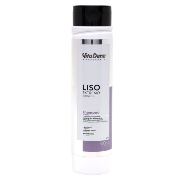 Shampoo Vita Derm Liso Extremo 300 ml
