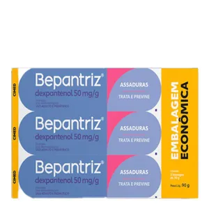 Kit Pomada para Assadura Bepantriz 3 Unidades de 30mg