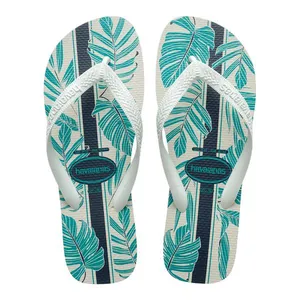 Sandália Havaianas Aloha Branco Azul Indigo Tamanho 43/44 1 Par