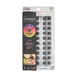 Cílios Postiços ImPRESS Press-on Falsies Wispy - Kiss New York Falsies Wispy Preto