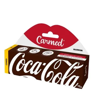 Hidratante Labial Carmed Coca Cola Marrom 10g