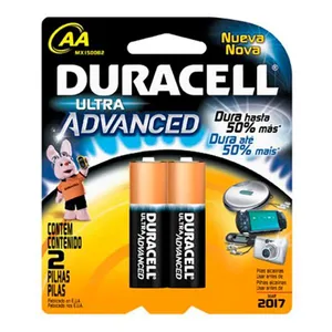 Pilha Duracell Alcalina Ultra Advanced 2 Unidades