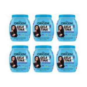 Kit c/ 6 Unidades de Gelatina Capilar Origem 400g Modeladora