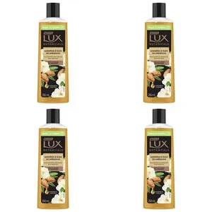 Kit c/4 Sabonetes Líquido Lux Gardenia E Óleo De Amêndoas 250ml