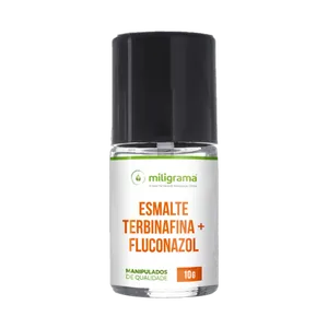 Esmalte Terbinafina + Fluconazol 10g Sem Sabor/Aroma 10g Branca/Transparente
