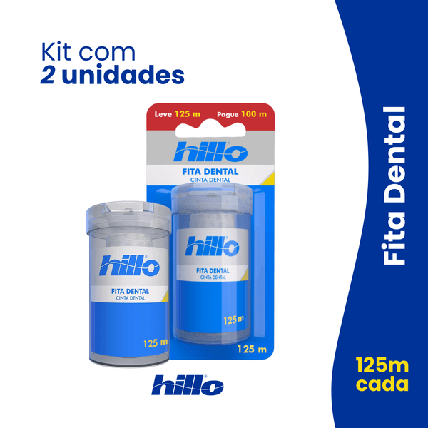 Kit 2 Fita Dental 125m Hillo