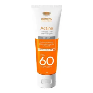 Protetor Solar Facial Darrow Actine FPS 60 Antioleosidade 40g