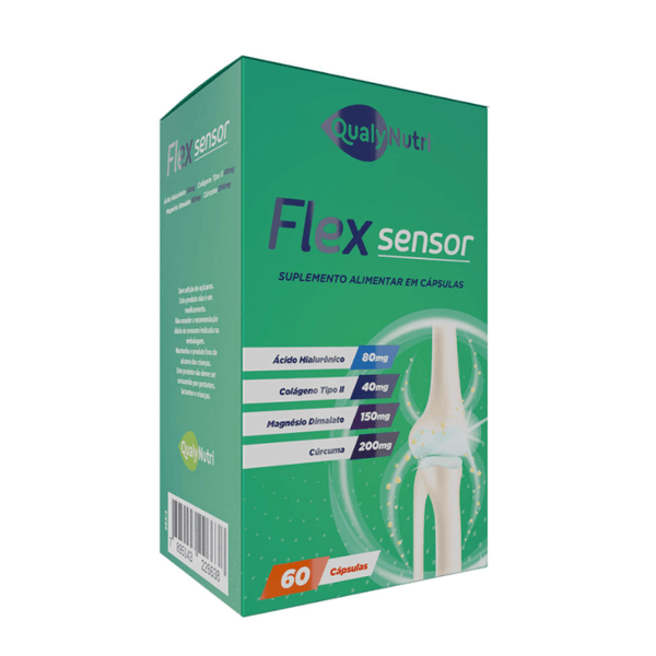 Suplemento para articulação Flex Sensor 60 Cápsulas Qualy Nutri
