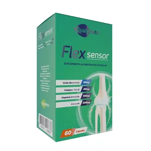 Suplemento para articulação Flex Sensor 60 Cápsulas Qualy Nutri
