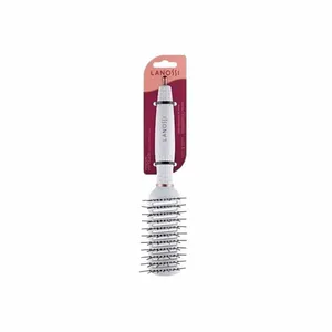 Escova de Cabelo Lanossi Raquete Vent White