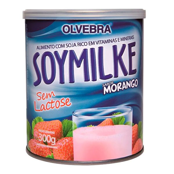 Leite em Pó Soymilke Morango 300g