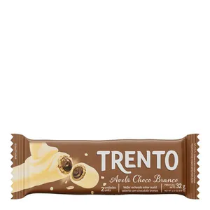 Wafer Trento Avelã Choco Branco 32g