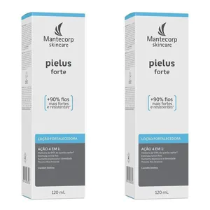 Kit com 2 Unidades de Loção Fortalecedora Pielus Forte 120ml