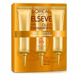 Ampola Mágica Capilar Elseve Óleo Extraordinário 15ml - 3 unidades
