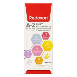 Suplemento Alimentar Redoxon A-Z Todo Dia 60 Comprimidos Revestidos