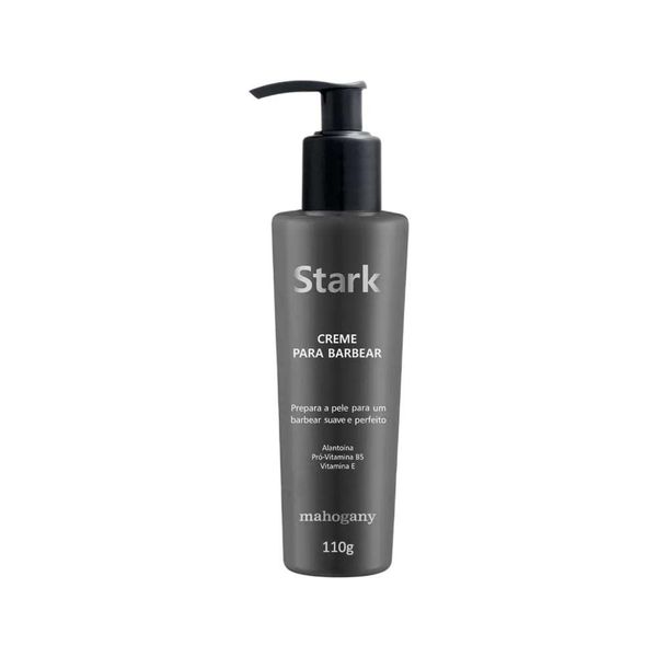 Creme para Barbear Stark Mahogany 110g Cinza