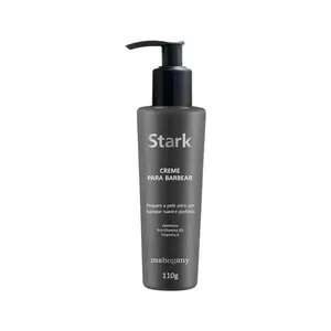 Creme para Barbear Stark Mahogany 110g Cinza
