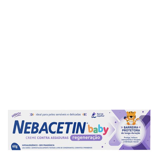 Creme Antiassaduras Nebacetin Baby Regeneração 60g