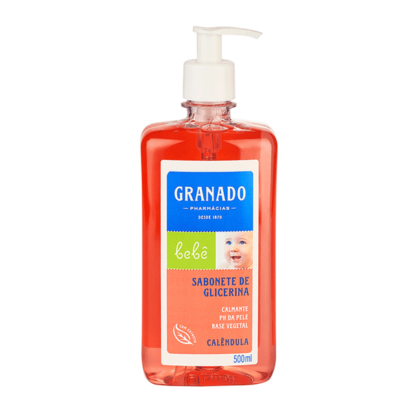Sabonete Líquido De Glicerina Granado Bebe Calêndula 500ml