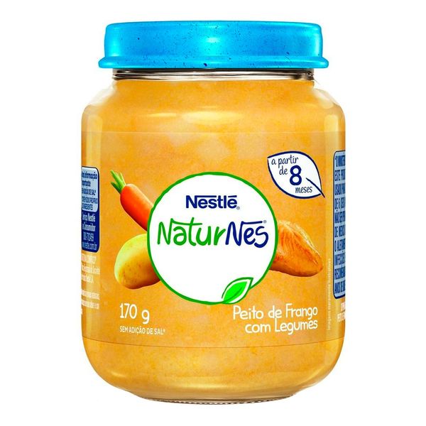 Papinha Nestlé Naturnes Peito de Frango com Legumes 170g