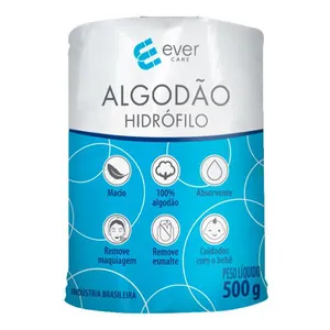 Algodão Hidrófilo Ever Care 500g