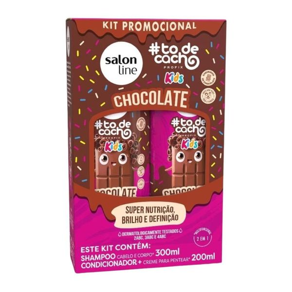 Kit Salon Line #todecacho Chocolate Shampoo e Condicionador