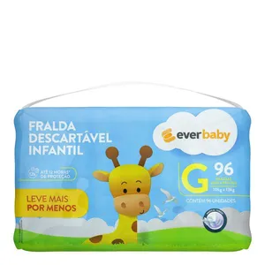 Fralda Ever Baby G 96 Unidades