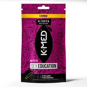 Mini Bullet Vibrador K-Med Sex Education Roxo K-Toys 1 Unidade