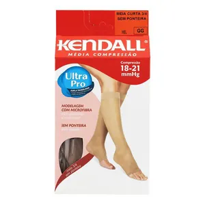Meia 3/4 Kendall Média Compressão sem ponteira GG Mel