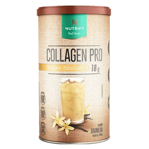 Collagen Pro Colágeno Hidrolisado Baunilha Nutrify 450g