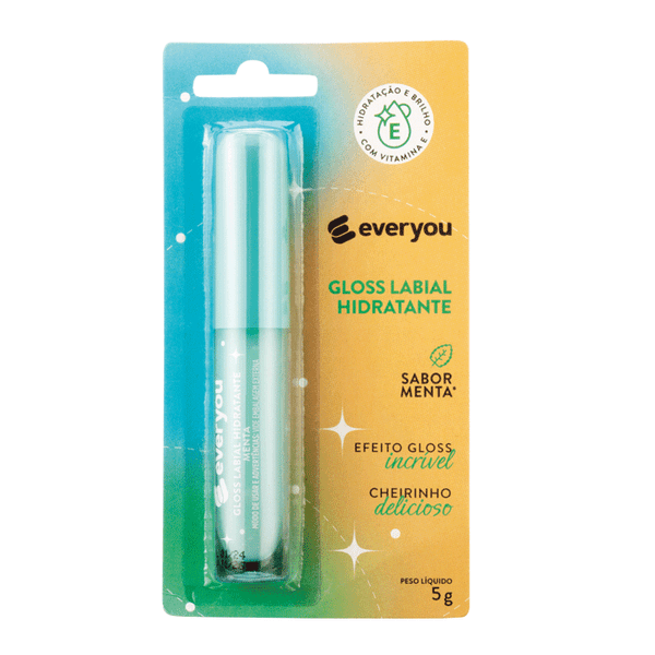 Gloss Hidratante Labial Ever You Menta 5ml