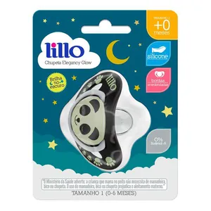 Chupeta Lillo Elegancy Glow 0+M Neutro 1 Unidade