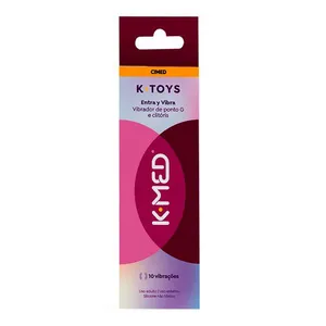 Vibrador De Ponto G e Clitóris Entra Y Vibra K-Med K-Toys 1 Unidade