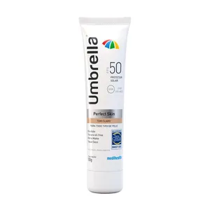 Protetor Solar Facial Umbrella FPS 50 Perfect Skin Tom Claro 50g