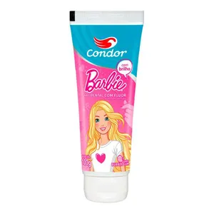 Pasta de Dente Infantil Condor Barbie Morango 100g