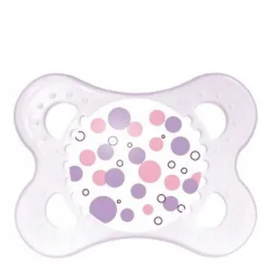 Chupeta MAM Girls Silicone Transparente