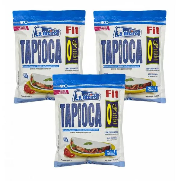 3x Goma De Tapioca Fit Hidratada- Vovó Alzira- 500g