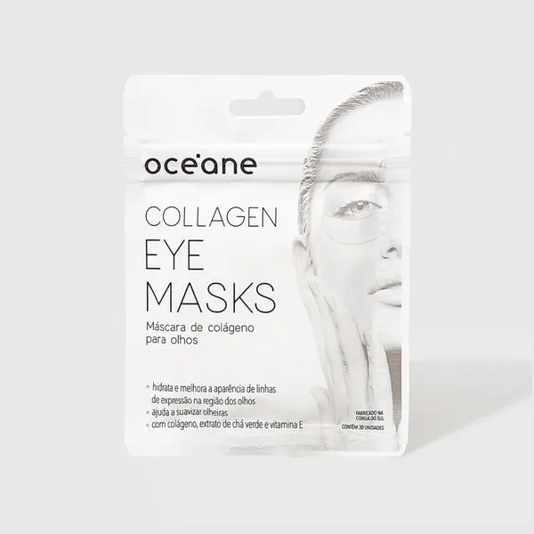 Máscara para Olhos com Colágeno - Collagen Eye Mask 30un Não