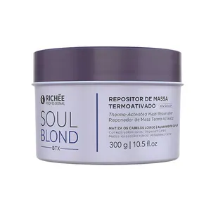 Botox Capilar Richée Soul Blond Repositor De Massa 300 g